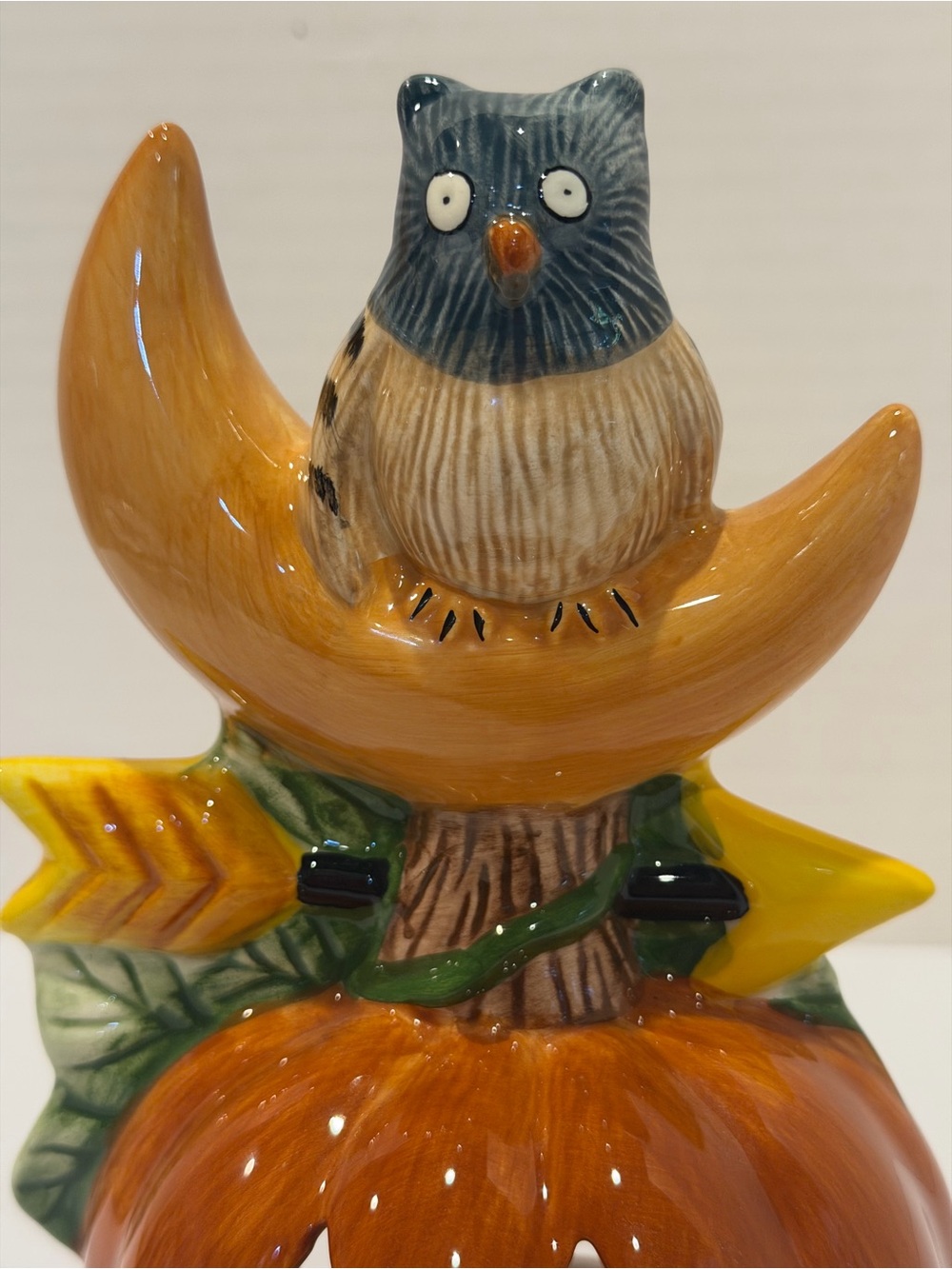 Halloween Sakura Earthenware Votive Holder DEBBIE MUMM Vtg 1998 Ceramic - Picture 2 of 9